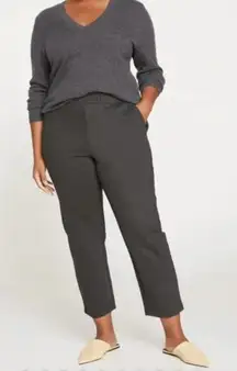 NWT Universal Standard Smart Signature Ponte Pants Charcoal Stretch 3XL 34-36