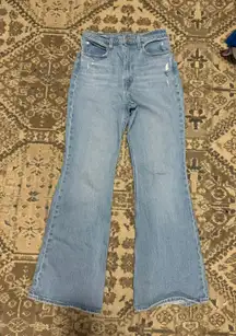 light wash 70s High Flare Jeans