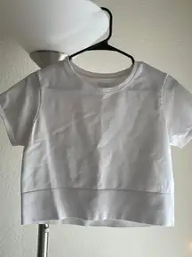 Offline Seamless White Crop Top