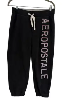 Aéropostale Y2K Womens Sweatpants XS  Joggers Vertical Logo Embroidered Lowrise