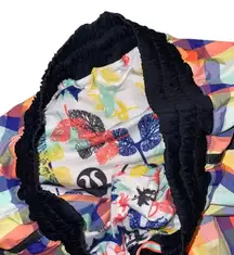 Lululemon Seawheeze 2013 Plaid Tracker Shorts 4 Running Mermaid Sasquatch Rare