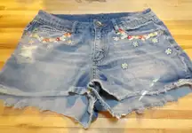Rewash Vintage Shorts with Floral Ebroidery 11