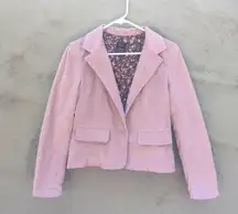 Blair Pink Corduroy Blazer