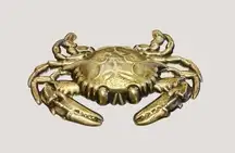 Vintage Truart Sterling Silver Crab Brooch Pin