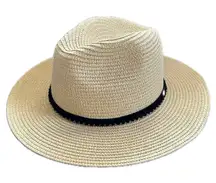 NWOT Rachel Zoe Adjustable Paper Blend Summer Cruise Sun Hat OS