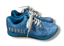NOBULL Brooke Trainer Sneakers Women's Size 8.5 Blue CrossFit Athletic Shoes