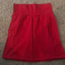 Charlotte Russe  Red Bodycon Mini Skirt