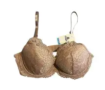 b.tempt'd by Wacoal Bra 34C Ciao Bella Plunge Contour Padded Underwire Lace NWT