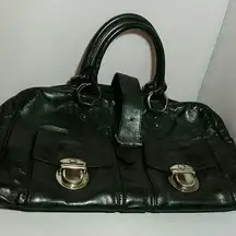 Marc Jacobs Y2K Vintage  Venetia Satchel BK Leather Handbag