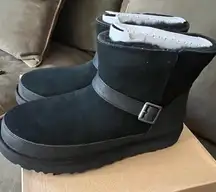 UGG Black Classic Mini Bellina Boots
