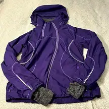 Lululemon Run Inspire Dual Zipper Running Jacket, Purple, Sz 12