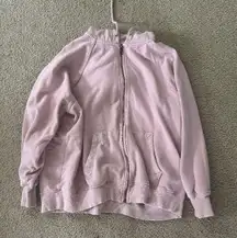 American Eagle Outfitters Pink Zip Up