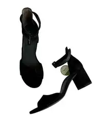 Paul Green Women's Parador Black Low Heel
Suede Leather Sandals Size 7.5