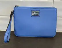Calvin Klein Blue Leather Wristlet-NWOT