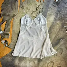 Victoria's Secret  White Mesh Lace Mini Dress