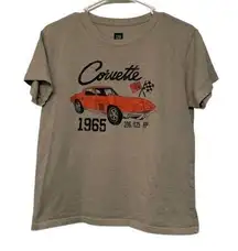 1965 Corvette GM Tan Shirt Size Large EUC #4713