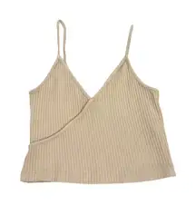 Topshop Tan Spaghetti Strap Crop Tank Top Size US Women's 0