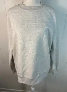 WILO THE LABEL Wellness Club Women's Light Grey Sweatshirt Size XS