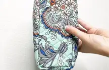 Vera Bradley Fan Flowers Cosmetics Bag Pouch