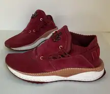 PUMA Women’s Burgundy Jewel Embellished Rhinestone Sneakers Size 8.5
