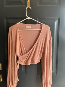 Wrap Front Sweater