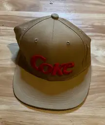 Coke logo Tan‎ and Red Hat