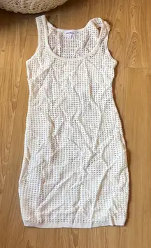 superdown White Sleeveless Dress