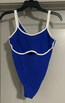 L Blue Target Bodysuit 