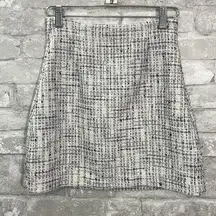Babaton Soft Lilac Bryn Tweed High Waisted Mini Skirt