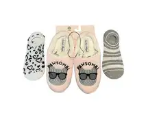 Spoiled Angel House Slippers & Socks Set Womens Size S 5/6 Pink Pawsome Slides
