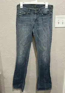 7 For All Mankind 5 pocket light wash blue jeans with rivet design Size 28