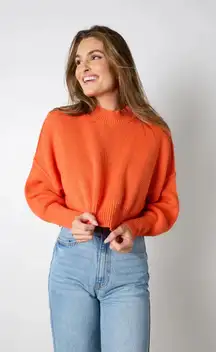 Cropped Vestique Sweater