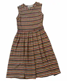 Pink Martini Striped Multicolor Sleeveless Dress