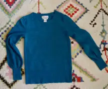 Teal Cashmere Nanette Lepore Sweater