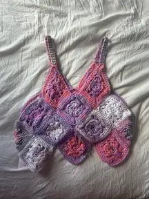 one of a kind crochet top 