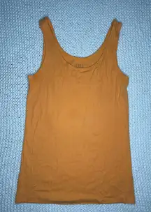 Time & Tru Orange Tank
