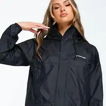 Columbia New  Women’s Flash Challenger Cropped Windbreaker Jacket XL Black