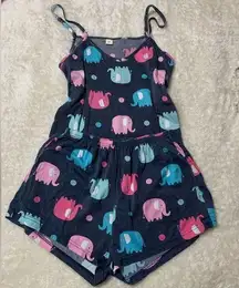 🌸(3/$20) 2 pc cute elephant pj set