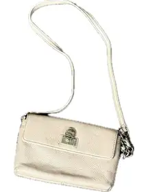 Calvin‎ Klein pebbled leather Crossbody purse with chain strap