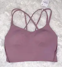 Lululemon Like A Cloud Lingline Bra B/C Cup Color Velvet Dust Size 4 NWT