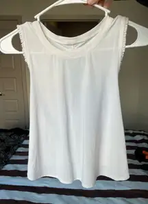 Lululemon White Racerback Tank