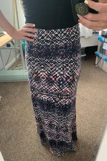 High Waisted Maxi Skirt