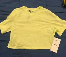 NWT Lululemon lab relaxed cropped crewneck t shirt size 6 lululemon