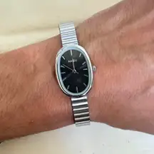 Dainty Vintage Silver Luxury Watch