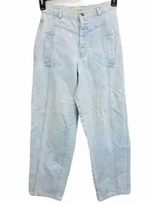 Vntg Calvin Klein Light Wash High Rise Mom Jeans 9