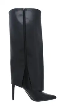 INC Black Cuffed Shaft Pointed Toe Boots(Size 5M)