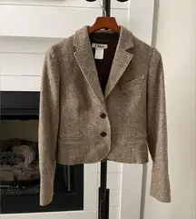 Chloé CHLOE vintage tweed wool jacket sport coat blazer size 40 made in France​​​