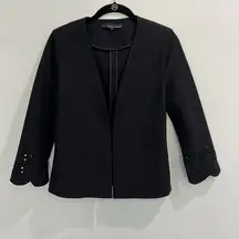 Amanda + Chelsea Black 3/4 Sleeves Women’s Blazer Size 2