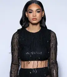 Akira Tonight is the Night Crop Top