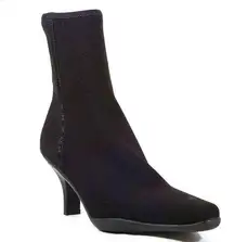 nylon rubber ankle boots EUC